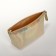 Lightning cosmetic bag, gold color