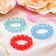 Hair elastic band "spring" strip, mix