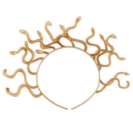 Carnival rim "Gorgon", Golden Color, 28 × 28 cm