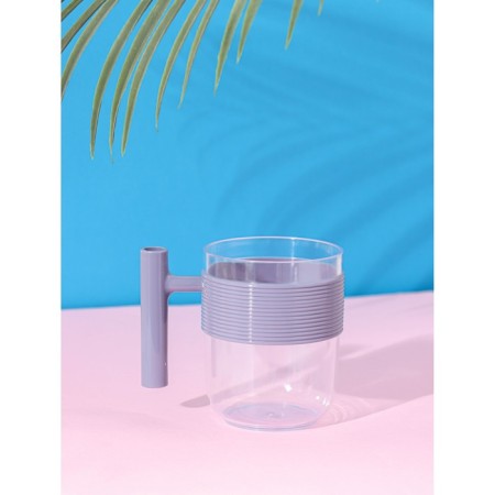 Mug Plastic shade "Style", 350 ml, purple color-1