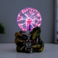 Плазменный шар "В ловушке" зеленый 13х8х19 см RISALUX