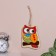 Panel "Owl", 7 cm, Mayolik