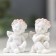 Souvenir Polystone "Angel Milashka" in a wreath of roses, mix, 3x2x2 cm