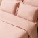 Crystick "Fergi", size 145x215 cm, beige-pink color