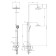 Lemark Prizma LM3962C shower system, single -leaf, tropical shower, watering can