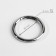 Karabin ring, d = 32/40 mm, thickness - 4 mm, silver color