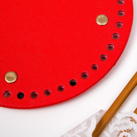The basis for knitted products to the leatherette "Round" mix 15 cm-2