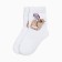 Nosk children's kaftan "cat", size 14-16 cm, white color