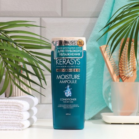 KeraSys hair conditioner with moisturizer cramids, 400 ml