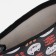 Cosmetic bag with lightning, black color