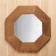 Octagonal mirror "Sota" thermo, 48x48x3