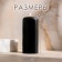 Set of candles - cylinders, 4x9 cm, set 2 pcs, 11 hours, white, black