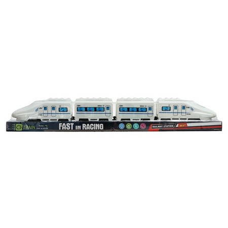The train is "fast", light, sound, batteries-8