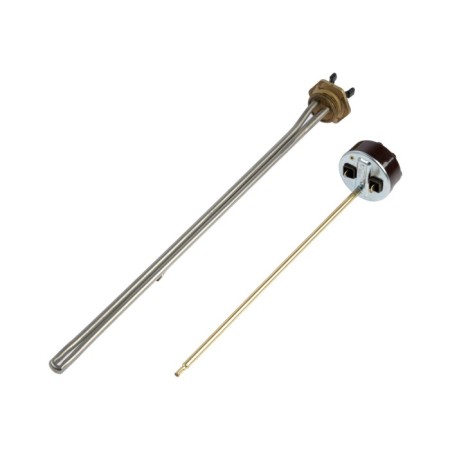 TEN "Itetan", radiator, 1.5 kW, d = 33 mm, right, 450 mm, with a thermostat