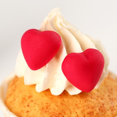 Decor "Red Heart" for cupcakes and cakes, 50 g.-2