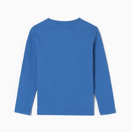 T-shirt with long sleeve "Mickey Mouse and Friends", Disney, height 110-116, blue-7