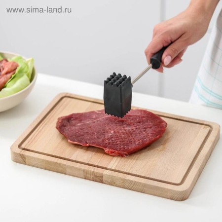 A hammer for meat of the share "square", 25 cm, black color-8