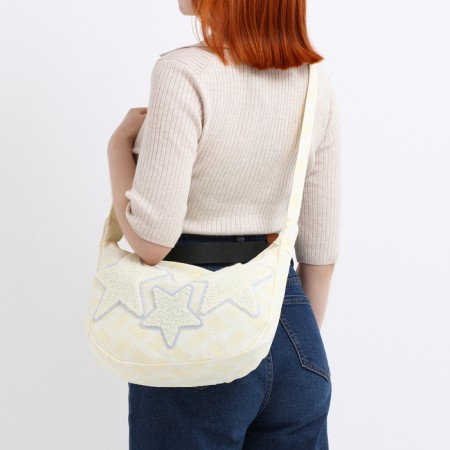 Youth bag with lightning, yellow/white color-7
