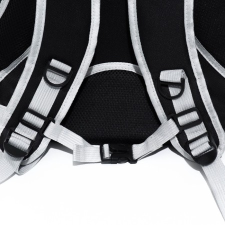 Backpack for carrying animals, laying out, 32 x 84 x 44 cm, black/transparent-12