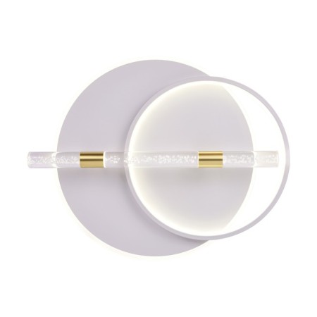 LED ceiling LED with Ambrella Light, Linetech, FL5007, LED, 72 W, 5400LUM, 3000-6400K, white, gold, transparent color, transparent-1