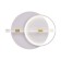 LED ceiling LED with Ambrella Light, Linetech, FL5007, LED, 72 W, 5400LUM, 3000-6400K, white, gold, transparent color, transparent