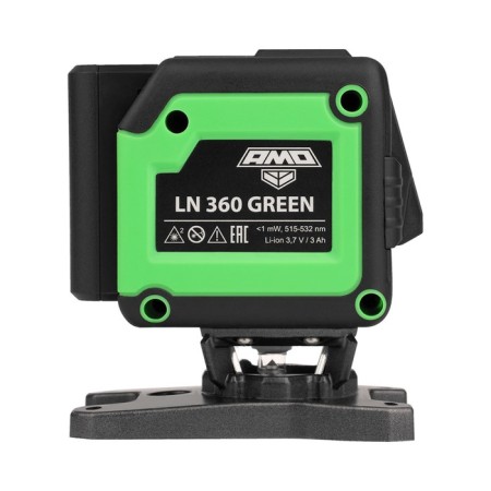 Laser level AMO LN 360 Green, 20 m, 515-532 nm, grade 2-1