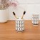A set of accessories for the Jackie bathroom, 4 items (soap dish, soap dispenser, 2 glasses), white color