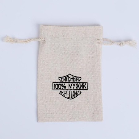 Bag for the shooting "100% man", 12 x 8 cm-2