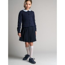 Cardigan with rhinestones for a girl, height 140 cm