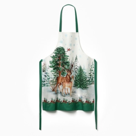 New Year. Set of gift "Ethel" New Year's forest, apron, grabbing-2