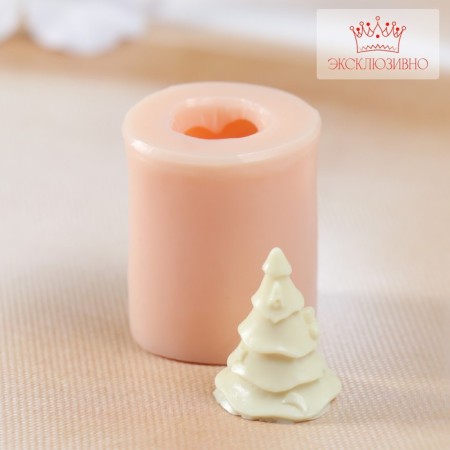 Molds Silicon "Christmas tree" (Izda... 1,9x1.9x2.6 cm)