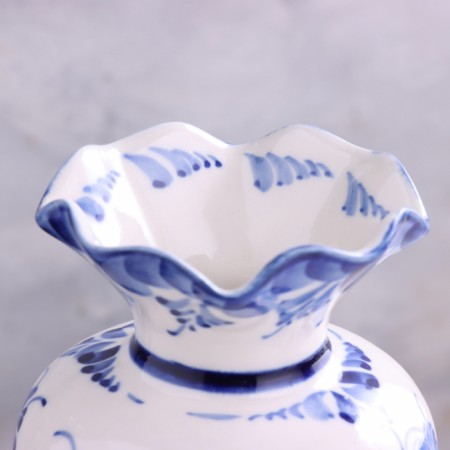 Vase "Wave", 17 x 11 cm, gzhel-3