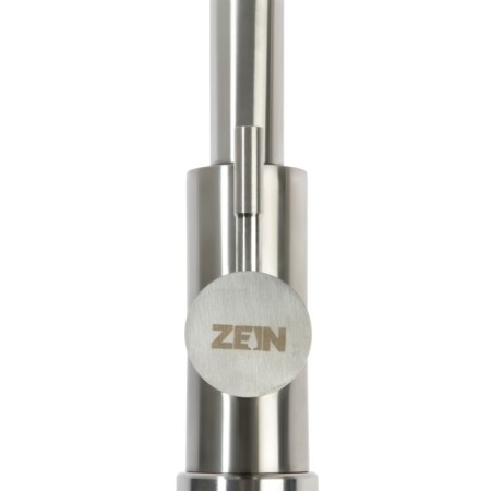 Zein Z89 sink mixer, outgoing spout, 35 mm cartridge, stainless steel, satin-4