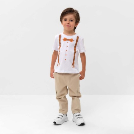 T-shirt Children's KAFTAN "Submers", white, height 86-92 (28)-1