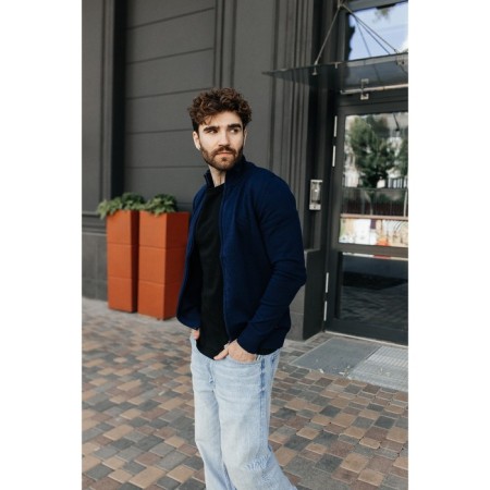 Jumper male ise, size 58, dark blue color-8