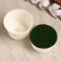 Floristic pot "Basket" white, 10x10x7cm