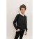 Jumper for boys, height 164-170 cm, dark gray color