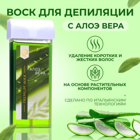 Wax for depilation in the Secret Beauty Cartridge "Aloe Vera", 100 ml