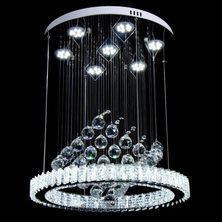 Svetlnik Cascade "Asfeya" 6xled chrome 50x50x65cm Bayerlux-2