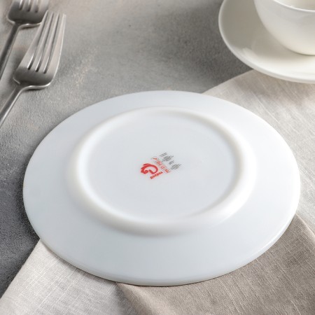 Plate dessert shade "Rainbow poppies", d = 17.5 cm, glass ceramic-2