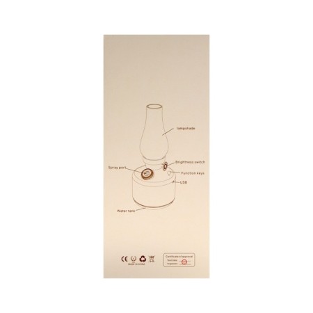Moisturizer "Kerosinka" HM-19 ultrasound, 0.28 l, 1.5 W, 1200 mA/h, USB, white-8