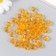 Plastic beads "Crystal multi -graphic. Amber" Transparent set of 20 g 1x1x1 cm
