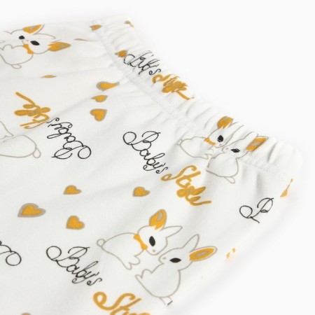 Children's sliders, white/bunnies, height 80 cm-1