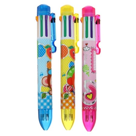 Balloon handle Calligrata, automatic, 8 color, mix-9