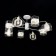 Cutilux CL140180, 76x76x31 cm, 8x60W, e14, light color is light