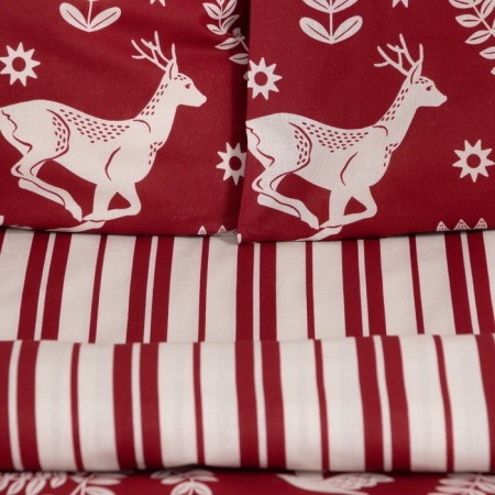 Bed linen Ethel 1.5 joint venture Christmas Time 143x215 cm, 150x214 cm, 70x70 cm - 2 pcs-11
