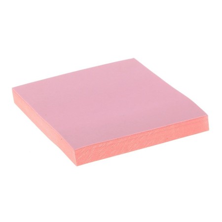 Block with a sticky edge, 76 mm x 76 mm, 100 sheets, pastel, pink