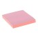 Block with a sticky edge, 76 mm x 76 mm, 100 sheets, pastel, pink