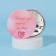 Pocket mirror “Epistle”, d = 7 cm, pink color