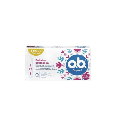 Hygienic female tampons O.B. Original Normal, 16
